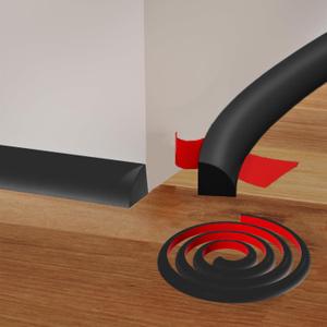 Flexible Quarter Round Molding,Peel and Stick Rubber Quarter Round Trim Self Molding Adhesive Floor Edge Trim,Shower Pans Gap and Wall Edge Corner Countertop(Black, 240Inch) Flexible Quarter Round Molding,Peel and Stick Rubber Quarter Round Trim Self Molding Adhesive Floor Edge Trim,Shower Pans Gap and Wall Edge Corner Countertop(Black, 240Inch)