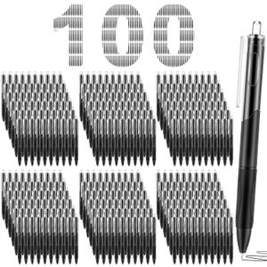 100 Pcs 0.5mm Black Gel Ink Pens Bulk, Retractable Click Medium Point Ballpoint Pens Smooth Writing Comfortable Grip for Back to School Office Classroom Business Home Work(Black,Classic) 100 Pcs 0.5mm Black Gel Ink Pens Bulk, Retractable Click Medium Point Ballpoint Pens Smooth Writing Comfortable Grip for Back to School Office Classroom Business Home Work(Black,Classic)