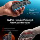 JSAUX Split Every Day Case for Switch 2, Slim Magnetic Detachable Front Cover, Dockable Design, Ergonomic Non Slip Grip, Travel Ready with Adjustable Stand, Shock Absorption & Anti Scratch – PC0123C