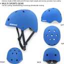 Kids Bike Helmet, Adjustable and Multi-Sport, from Toddler to Youth, 3 Sizes
