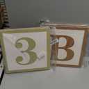 6 Pieces ABC and 123 Balloon Box Back to School Party Decoration 11.8 Inch ABC Alphabet Block Boxes Party Decor Boho Style Boxes for Baby Shower School Celebration