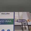 Sangohe Bed Rails for Elderly Adults Safety - Heavy Duty Bed Rail for Senior & People Falling Out of Bed - Bed Rail for Elderly, Height Adjustable, Fits Thick Mattress, Hold up to 300 Lbs, 504Q