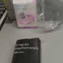 Frida Mom Postpartum Underwear, Disposable Boyshort Panties, Seamless, Stretch Support, New Mom Essentials (One Size, Black)