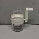 Portable Manual Hand Nut Chopper for All Nuts Walnut Pecans, Hand Crank Nut Grinder in Grey