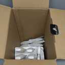 Astercook Knife Set for Kitchen 15 Piece with Block and Sharpener Kitchen Knives with Ceramic Coating Sharp Blade Dishwasher Safe Deba Knives with Anti-slip Ergonomic Handle, Elegant White