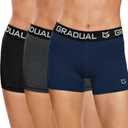 Women's Spandex Compression Volleyball Shorts 3" Workout Pro Shorts for Women (3 Pack: Black/ Navy Blue/ Charcoal, X-Small)