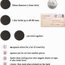3 x HOUSE AGAIN Round Magnets with Adhesive Backing, Adhesive Magnets for Crafts, Small Sticky Magnetic Dots for DIY Projects, Hanging & Organizing Light Objects, 150 Pcs 20x2mm