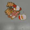 20 Pcs Christmas Self Adhesive Patches Santa Bell Candy Cane Cute Sew on Stickers Applique Washable for DIY Crafts T Shirt Clothing Jackets Backpacks Jeans Party Decorations Accessories (Santa)