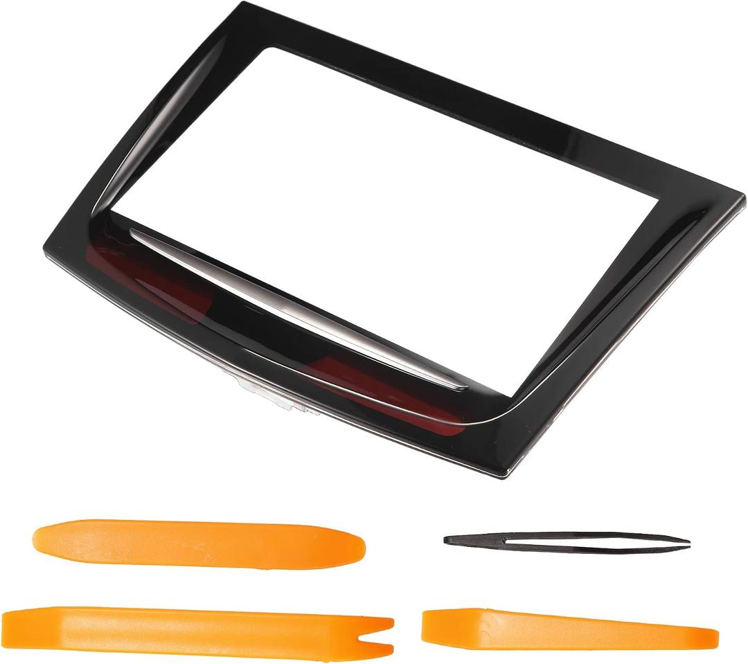 X AUTOHAUX 1 Set Touch Screen Display for CUE Infotainment System for Cadillac ATS CTS ELR Escalade SRX XTS 2013-2017 20867046 22912609 Gel Free Touch Screen Protector w/Trim Remove Tool