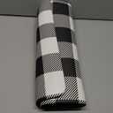 MAYHMYO Kitchen Mat Anti Fatigue Cushioned Black and White Buffalo Plaid Kitchen Rug Kitchen Floor Mat Non-Skid & Waterproof Ergonomic Comfort Standing Desk Mat for Floor Home Office Sink 17.3"x28"