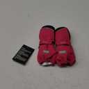 MCTi Kids Mittens Waterproof Winter Ski Warm Sherpa Lined Long Cuff with String (3X-Small, Red)