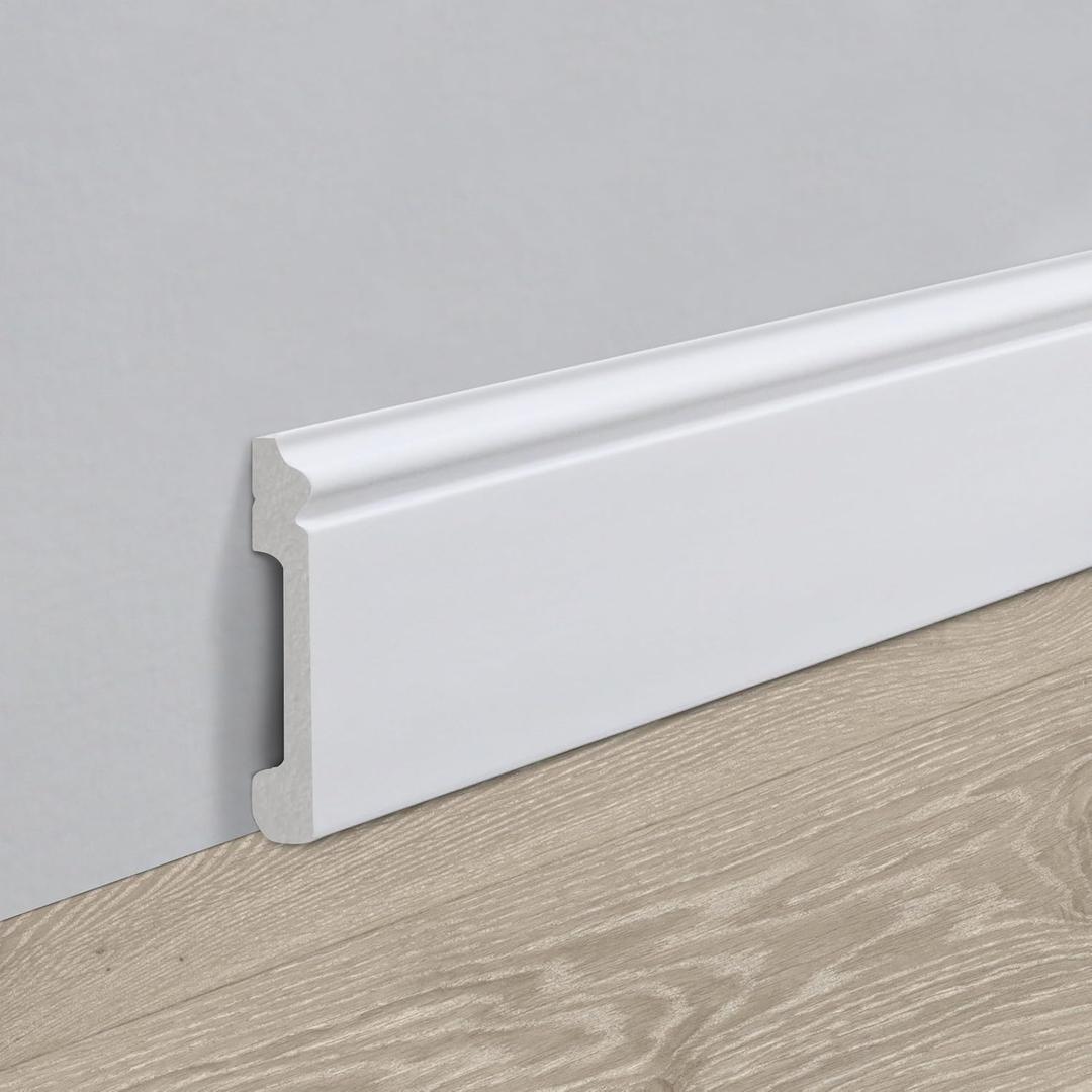 Sunnyglade 10-Pack Wall Baseboard Molding Trim of 44.5 x 3.2 in