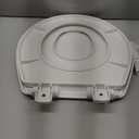 Little2Big Toilet Seat with Built-In Potty Training Seat, Slow Close, Durable Plastic, Made in USA, ROUND, White