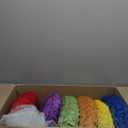 Yerliker 6 Pcs Floor Pillow Cushions 15inch Round Velvet Throw Pillows Colorful Flexible Cushions Alternative Pillows for Couch Chair Living Room Bedroom Home Office Decor(Bright Color)