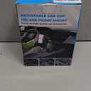 Cup Phone Holders for Your Car, [360Adjustable] Car Cup Holder Phone Cradle for 2.5-4" Cup Holders-Compatible with iPhone 15/14 Pro, Phone Holder Mount for Truck/SUV| Anti-Slip & No Shake Design (black)