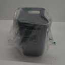 UUJOLY Plastic Small Trash Can Wastebasket, Garbage Container Basket for Bathrooms, Laundry Room, Kitchens, Offices, Kids Rooms, Dorms, 3.5 Gallon, 3.5 Gallon, Grey