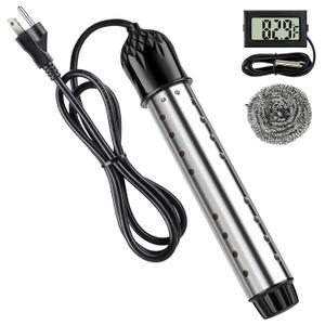 Portable Water Heater, 2000W Immersion Pool Heater, Bucket Electric Water Heater, New Upgraded Magnesium Oxide Heat Pipes, Fast Heating, with Digital Thermometer, Suitable for Bathtubs and Small Pools