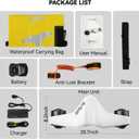 Asiwo Underwater Scooter, Sea Scooter Dual Motors with Action Camera Mount for Kids/Adults, Water Scooter 40M Waterproof for Scuba Diving Snorkeling Pool Sea Adventures