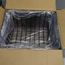 Wetheny 3 Pack Extra Large Wire Basket with Metal Handles, Metal Basket for organizers and storage, Wire Storage Baskets for Pantry, Cabinet, Fridge, Kitchen, Wardrobe, Garage, Bathroom, Black