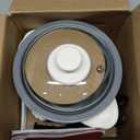 DASH Mini Rice Cooker Steamer with Removable Nonstick Pot, Keep Warm Function & Recipe Guide, .5 Quart, for Soups, Stews, Grains & Oatmeal - Cream