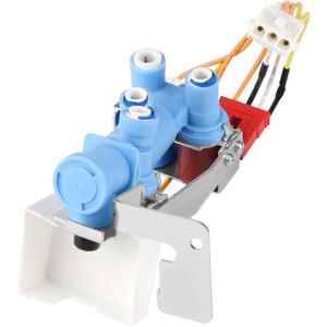 WR57X30890 WR57X30891 Refrigerator Water Inlet Valve Compatible with GE Refrigerator, GSS25GSHNCSS GSS25GYPFCFS GSS25GMHKCES GNE25JYKGFFS etc. Replacement Part WR57X26569 WR57X30891 4960186 AP6891693