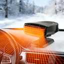 Car Heater Portable Car Heater : 150W 12V That Plugs 2 in 1 Fast Heating Defrost Defogger into Cigarette Lighter for SUV Jeeps(Black)