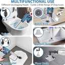 Electric Toilet Plungers, High Pressure Air Drain Plunge Blaster with Visual Barometer, Battery Power Plunger Clog Remover, Drain Blaster for Clogged Pipe, Bathroom, Toilet, Sewer, Drain