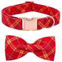 Dog Collar, Bow Dog Collar Blue Bear Pattern Pet Collar Dog Cute Bow Tie Soft Girl Boy Dog Collars with Metal Buckle for Small Dogs (Small (Pack of 1))