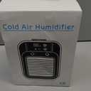 Portable Air Conditioner, Rechargeable Mini Air Conditioner Evaporative Air Cooler With 2 Speeds, Unit 2 Cool Air Spray, Digital Display Car AC Fan, Portable AC for Car Bedroom Office Camping