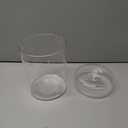 LaLaGreen Indoor Planter (6x9 Inch) Small Glass Terrarium Jar with Lid for Succulent Plants, Reptile Cactus Mini Fern Fairy Moss Tabletop Decoration Container Pot Kitchen Office Home Garden Decor