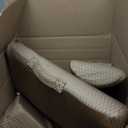 Bedluxe Adjustable 4pcs Bed Wedge Pillow Set, Memory Foam Wedges Pillow Post Surgery for Back, Neck, Leg Pain Relief, Pillows Wedge for Sleeping, Sitting up in Bed, Acid Reflux and GERD, Brown (Adjustable 9&12 Inch + 2 Head Pillow)