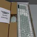 Wireless Keyboard and Mouse Combo, Full-Sized Wireless Keyboard and Adjustable DPI Mouse, 2.4GHz USB Receiver, Silent Keyboard and Mouse for PC, Windows, MAC, Desktop, Laptop (Avocado Green)