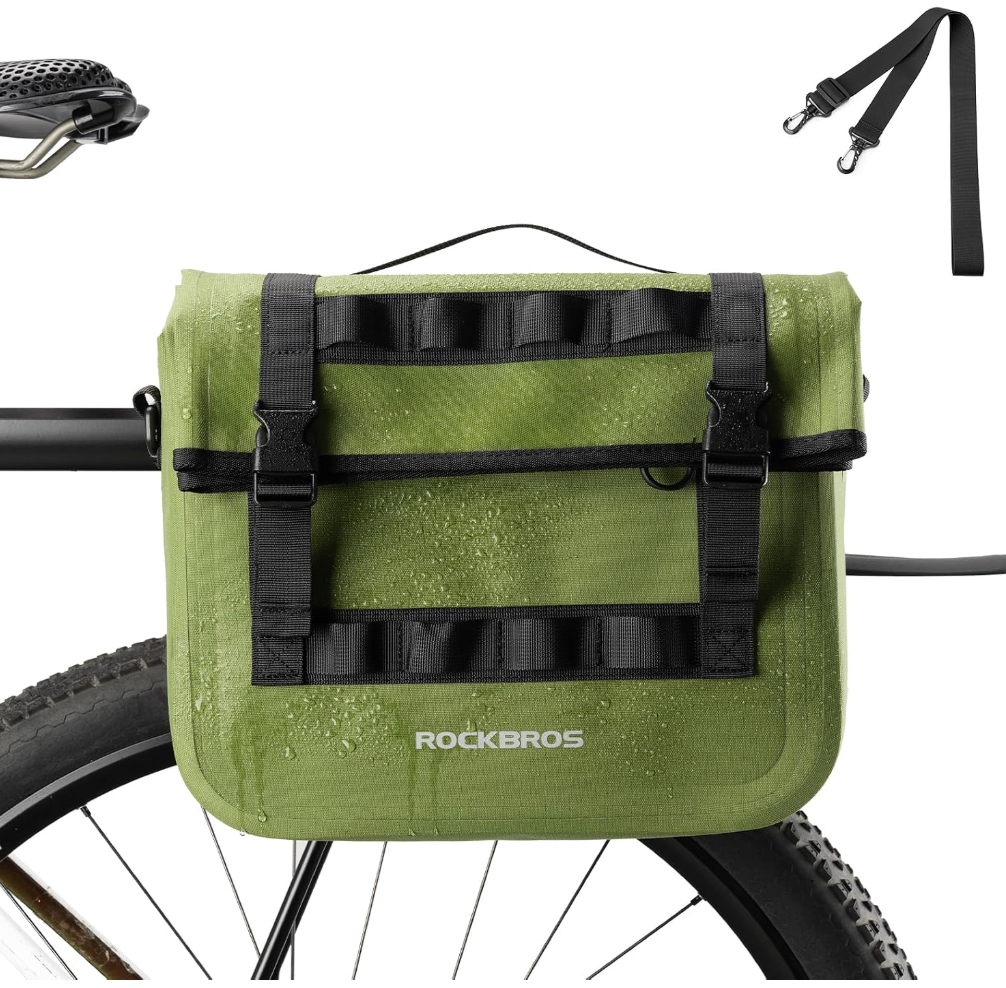 ROCKBROS Bike Panniers 15L Capacity Waterproof Bike Rack Bag Cycling