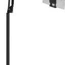 Tablet Floor Stand with 5LB Metal Base, Overhead Bed Phone Stand Angle Height Adjustable Holder, Universal Floor Stand Compatible with iPhone iPad Pro Air Mini, Samsung Tab, Kindle, E-Readers