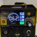 MIG Welder Portable Welding Machine: 160A 110V/220V Dual Voltage 3-in-1 Flux Core Mig/Stick/Lift TIG Welding Set for Beginner - Indoor Outdoor Welders with IGBT Inverter Synergic Control LED Digital