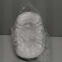 Cowboy Hat for Women Men 6 Sparkly Stars Brim & Rhinestone Belt Western Cowgirl Hat with Sunglasses Bandanas (White)