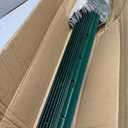 ARIFARO Fence Posts 3 Feet Sturdy Duty Metal Fence Post, Pack of 10, No Dig Garden U Post for Wire Fencing Steel Post for Yard, Outdoor Wire