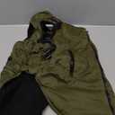 Winter Coat With Harness | Jacket Waterproof With Zipper and Fleece | Warm Dog Coat With Reflective for Large Dogs (Army Green), XL