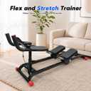 Spine Twist Stretcher, Crawling Workout Machine - Full Body Low-Impact Cardio Machine with Adjustable Hand Grips for Home & Gym, Abdominal, Waist and Core Training, Up to 330lb Capacity