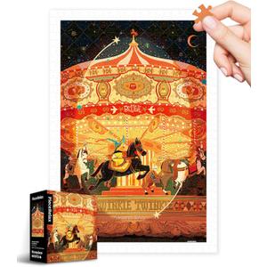 PieceRelax Plastic Jigsaw Puzzles for Adults 600 Pieces - Twinkle Twinkle - Bucephalus Most Satisfying Table Games and Gifts No Puzzle Mat Required [H3800]