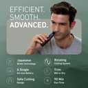 Panasonic Mens Ear and Nose Hair Trimmer, Wet Dry Hypoallergenic Dual Edge Blade - ER-GN30-H