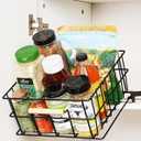 Upgrade Pull Down Kitchen Cabinet Organizer, Sliding Out Storage Basket for Upper Cabinet Pull Out Drawer