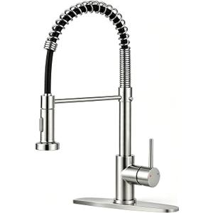 Kitchen Faucet with Pull Down Sprayer Brushed Nickel