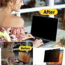 F FORITO 360 Privacy Screen Protector Compatible with MacBook Pro 13 inch (2016, 2017, 2018, 2019, 2020, 2021, 2022, M1, M2), Anti Peeping, Anti Glare and Scratch Resistant Laptop Privacy Screen