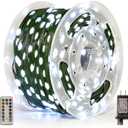 Christmas Lights 1200 LED 394 FT, IP67 Waterproof Christmastree Lights with 8 Modes, Remote Control 3 Timers & Memory Function Xmas Decorations for House and Holiday (Cool White)