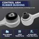 Front Suspension Kit Upper Control Arm E90 Compatible with BMW 325i 328i 330i 335d 335i 335is 2006-2013, 2008-2013 E82 E88 1-Series 128i 135i, 2013-2015 E84 X1(2WD Only)