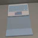 Keyboard Case for iPad Air 11 inch M2 2024/M3 2025/iPad Air 4th/5th 10.9 inch & iPad Pro 11 inch (4th/3rd/2nd/1st), Detachable Bluetooth Keyboard Case with Trackpad and Pencil Holder, Blue