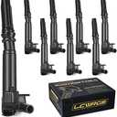 Set of 6 Ignition Coils Fits for 6.2 V8 Ford F250 F350 E350 Super Duty 2010 2011 2012 2013 2014 2012 2016 2017 Coil Packs Driver Side & Passenger Side Replaces# UF639 UF631 C1800 C1801