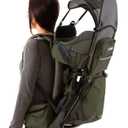 Luvdbaby Toddler Carrier Backpack - Comfortable Baby Carrier Backpack - Toddler Hiking Backpack Carrier Army Green