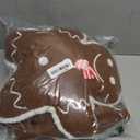 Chunful 3 Pcs Christmas Gingerbread Pillows Gingerbread Men Snowflake Pudding Shaped Plush Throw Pillows Cute Christmas Decoration for Xmas Winter Holiday Party Sofa Bed Couch Cushion Home Decor Gift